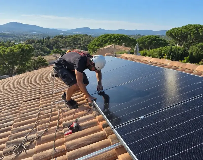 Installateur panneaux solaires Andancette — pose photovoltaïque sur toiture